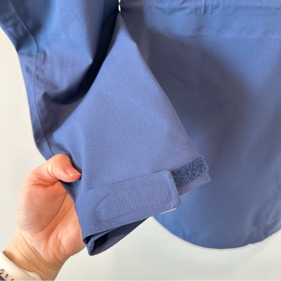 Peter Millar Water Resistant Windbreaker Rain Jacket Navy Crown Sport Small - Picture 13 of 16